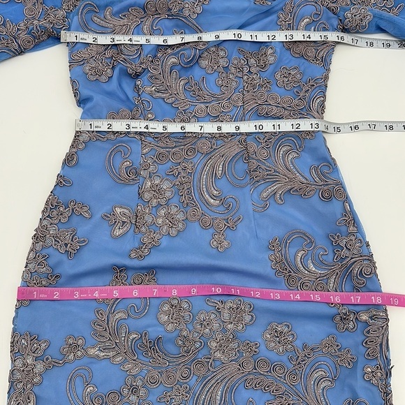 JS Collection Mallory Soutache Evening Column Gown NWOT - Picture 7 of 12